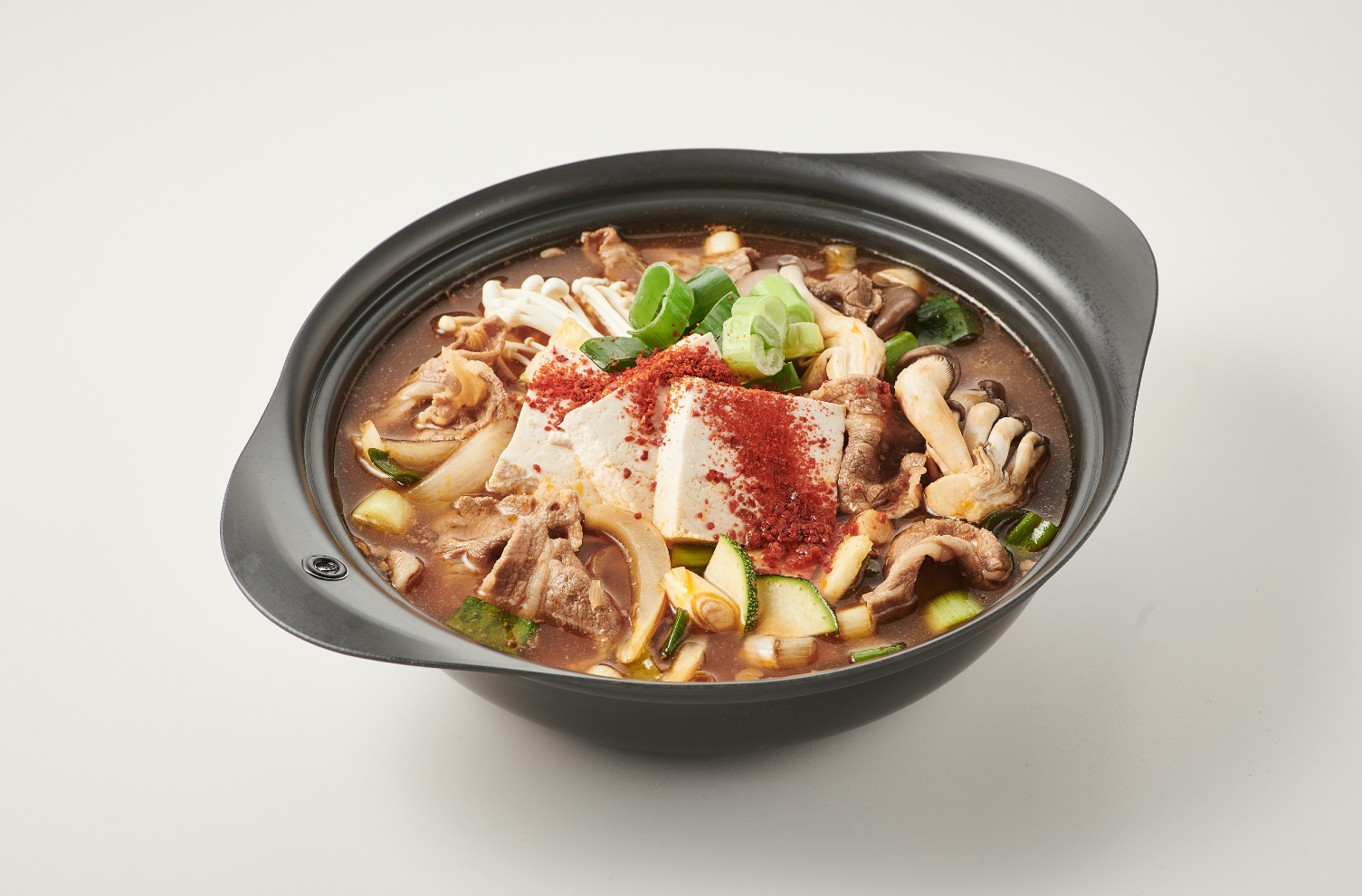 100분 이상 끓인 된장찌개